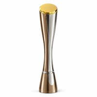 Trofeo Metálico Personalizado con Molde Existente, Sin Costo de Molde, Producción Rápida, Chapado en Oro y Plata, Múltiples Formas, Premio Corporativo, Reconocimiento