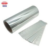 Ruban anti-contrefaçon PET brillant argenté 120 ℃   Matériau anti-effraction résistant à la chaleur pour la protection de la marque