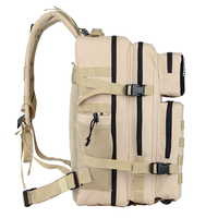 LUPU 45L Noir Sac à dos tactique Vente en gros Outdoor Waterproof Hiking Survival Bag Polyester Doublure Zipper Fashion Internal Frame