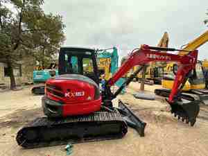 Excavadora Usada en Excelentes Condiciones (95% Nueva) Marca Japonesa de Primera Calidad Kx 163 con Brazo Giratorio y Certificación EPA para Estados Unidos y Canadá - Product Image 2