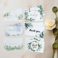 Cartes de remerciement professionnelles et cartes de vœux personnalisées en carton duplex avec impression numérique
