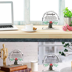 Escultura <span class=keywords><strong>de</strong></span> Árbol <span class=keywords><strong>de</strong></span> la Sabiduría en Acrílico Personalizada, Decoración <span class=keywords><strong>de</strong></span> Árbol del <span class=keywords><strong>Conocimiento</strong></span> Cortada con Láser para Oficina y Regalo - Product Image 5
