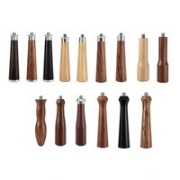 Porte-filtre à expresso sans fond de 54 mm, 3 oreilles, poignée en bois personnalisée pour machine à café Breville 820 840 870 875 878 879 880 450