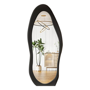 Merveilleux sol long forme irrégulière décor à la maison mural salon chambre décoratif salle de bain ondulé miroir grand spiegel - Product Image 1