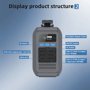 110V/220V 150W 휴대용 파워 스테이션 290Wh LiFePO4 파워 뱅크 백업 배터리 팩 CPAP 노트북 여행 와이파이 라우터 야외용 - Product Image 4