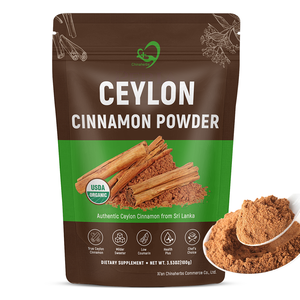 Chinaherbs, polvo de extracto de <span class=keywords><strong>canela</strong></span> de Ceilán puro certificado orgánico, polifenoles ricos en tierra, salud, grado alimenticio, sin estrógenos - Product Image 1