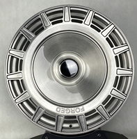 Jantes forgées monobloc grises/bronzées brossées 19 20 21 22 23 pouces 5x112 5x114.3 5x120 en alliage pour Mercedes Maybach Rolls Royce