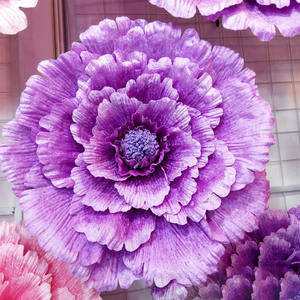 Flores gigantes de seda de peonía grande de 30-80cm, éxito de ventas, flores gigantes artificiales para ventana, decoración de boda - Product Image 4