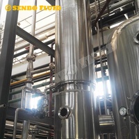 Cristallisateurs d'évaporation industriels pour le traitement des eaux usées, évaporateurs MVR à simple effet