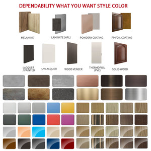 Hạnh Phúc Nhà Tùy Chỉnh Sang Trọng Trắng PVC Tốt Nhất Tủ Thiết Kế Lắp Ráp Rắn Bằng Gỗ Đầy Đủ Tủ Bếp Thiết Lập Sản Xuất Nhà Cung Cấp - Product Image 6