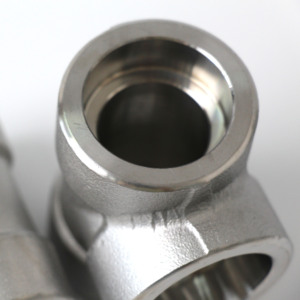 ข้อต่อท่อแรงดันสูงสแตนเลส 304 316 รับน้ำหนัก 3000 ปอนด์ 6000 ปอนด์ แบบเกลียว NPT BSPT และข้อต่อเชื่อมแบบซ็อกเก็ตที - Product Image 6