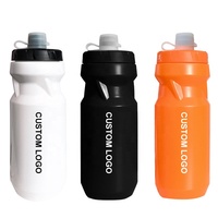 Bouteille d'eau portable pour le sport et le fitness, en PP, 610 ml, pour le cyclisme en montagne et sur route, gourde à presser
