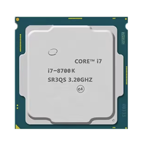 Processeur de bureau Intel Core i7-8700K 3.7GHz 3.6GHz 6 cœurs, neuf, socket LGA1151 - Product Image 1