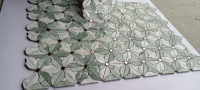 Multi Color Circle Style Daisy Flower Handmade Pattern Marble Mosaic Interior Kitchen Dosseret Tile Salle de bain Carrelage mural
