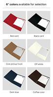 Dossiers de présentation en papier épais 300 g/m², format A4 A5, à deux pochettes, personnalisables, couleurs assorties, fournisseur de bureau
