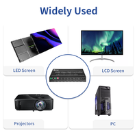 For Corporate Brand Experience Center Support Input 3840X2160 60Hz Output 1920X1080 60Hz 5 Input 9 Output Video Wall Processor