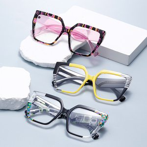 Bán Hot Bán buôn sẵn sàng để Tàu 3 ngày giao hàng quá khổ PC đầy màu sắc quá khổ Kính mắt <span class=keywords><strong>Frames</strong></span> - Product Image 2