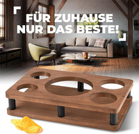 Cadeau pour homme Plateau pour canapé Étagère pour distributeur de snacks Porte-boisson Organisateur de canapé Bar