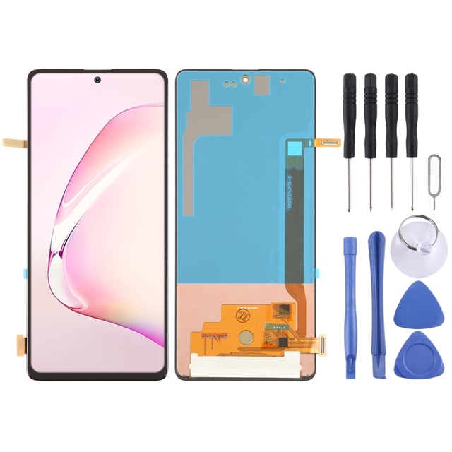 6.67 Inch OLED LCD Screen Digitizer Full Assembly 1-Year for Samsung for Galaxy Note10 Lite SM-N770F LCD Replacement Screen