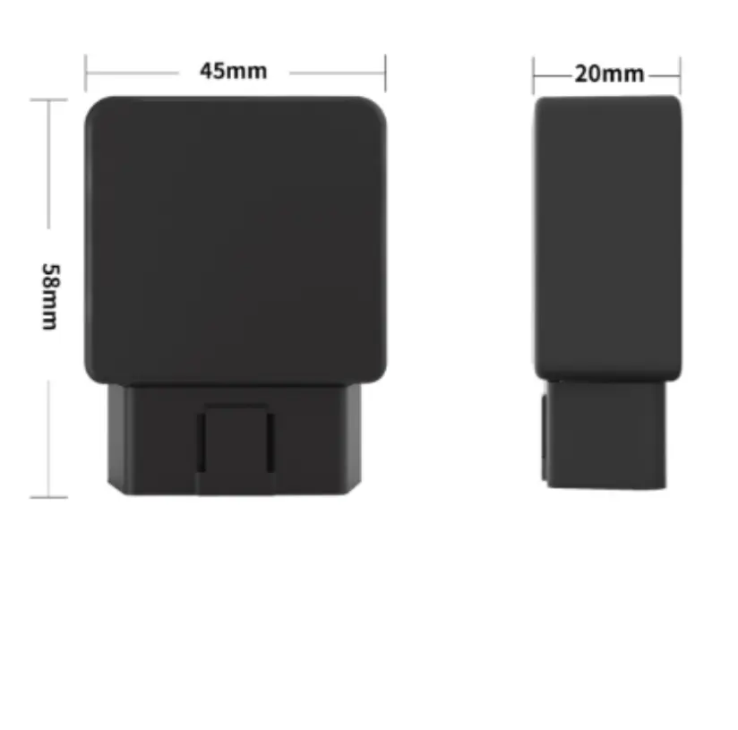 Pelacak mobil 4G OBD, pelacak GPS mobil gps 4G OBDII, aplikasi gratis situs pelacakan