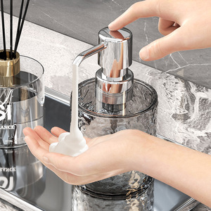 Liquid Soap Dispensers 400Ml Glass Refillable For Bathroom Use - Product Image 3