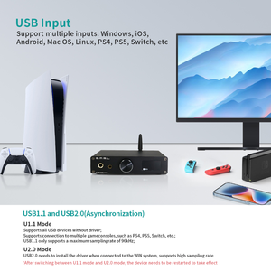 SMSL C200 Pro Hi Res توي DSD يدعم البلويتوث USB محوري بصري 5.1 مخرجات - Product Image 6