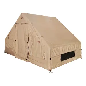 Outdoor Camping Canvas Oxford House Zelt Portable Quick Setting Inflatable Event Air Pump Tube Cabin Tent Without Poles