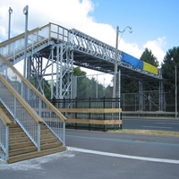 Pont en acier préfabriqué Q355B de conception moderne, passerelles piétonnes pour la construction de ponts