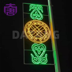 Outdoor LED Christmas Lamp Post <b>Lights</b> Commercial Street Decoration Motif <b>Light</b> for Park Plaza Holiday Landscape Display - Product Image 6