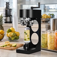Machine de scellage manuelle pour bocaux et bouteilles de la série petites entreprises, scelleuse de conserves