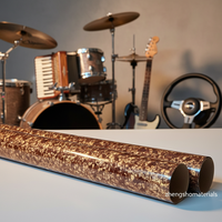 Feuille de celluloid marron fournie directement par l'usine pour instruments de musique, volants de voiture, artisanat de décoration intérieure