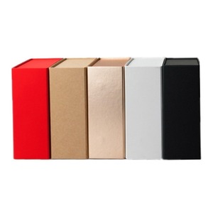 Black flip <b>box</b>, integrated folding <b>box</b>, paper <b>box</b>, cosmetic packaging <b>box</b>, <b>gift</b> <b>box</b> can be customized according to needs - Product Image 4