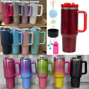 Accesorio personalizado de 40 oz y 40 oz para taza de viaje de acero inoxidable con mango Stan, vaso aislado, Gobelet Isotherme Bicchiere - Product Image 1