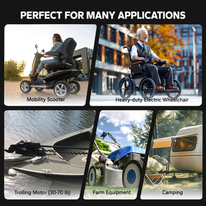 LiTimeリチウム電池<span class=keywords><strong>12V</strong></span> 65Ah 22NFヘビーデューティパワー車椅子用モビリティスクーター米国EU AU JP CA在庫 - Product Image 4