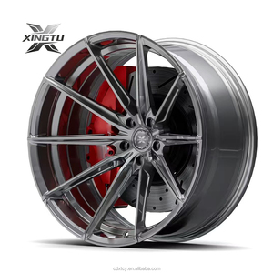 Cerchi in Lega Forgiati XINGTU Personalizzati Concavi Profondi Grigio Nero Lucido 5x112 5x120 17-22 Pollici per BMW <span class=keywords><strong>Porsche</strong></span> 911 Panamera - Product Image 3