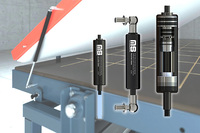 Ressort à gaz inversé pour échelle d'escalier d'extension 599mm entretoises de Tension PS10BA-250-399-F1 Type de traction amortisseur de cylindre avec course de 250mm
