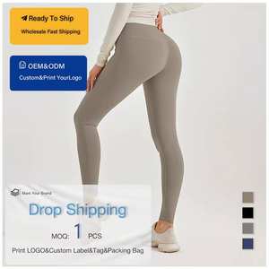 Leggings deportivos elásticos para mujer, pantalones de compresión de cintura alta para correr, pantalones de yoga - Product Image 2