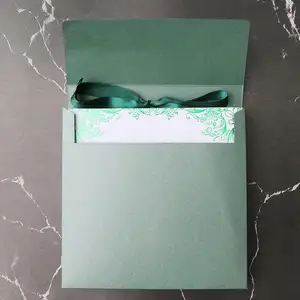 Tarjeta DE BODA acrílica de vidrio transparente con caja sólida tarjetas de invitación personalizadas tarjetas de menú