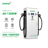 Chargeur Ev Station de recharge pour voiture électrique Chargeur Dc Ev 60kw 80kw 120kw 200V 1000VDC Chargeur Dc Ev