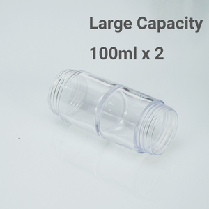 <span class=keywords><strong>2</strong></span> in 1 Set di macina spezie trasparente per macina sale e pepe ben progettato con nucleo in ceramica - Product Image 5