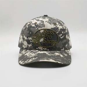 Custom Mens 6 Panel Camo Baseball Cap,3D Embroidery Logo Digital Camo Baseball Hat,<strong>Hook</strong> <strong>Loop</strong> Dad Caps - Product Image 2