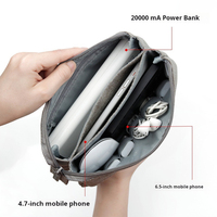 Portable Tech organisateur Gadget sac de rangement tissu voyage cordon câble organisateur pochette pour accessoires électroniques transport stockage