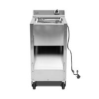 Trancheuse à viande verticale en acier inoxydable pour bœuf, porc, agneau, poulet, lame amovible de 3 mm et 5 mm, restaurant/ferme