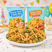 Snack de Mariscos y Frutos Secos Mixtos al por Mayor: Camarones Asados, Guisantes Verdes y Habas - Proveedor de Fábrica OEM a Granel, Listo para Exportación