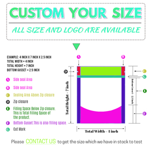 Kunden spezifisch bedrucktes neues Design Speziell geformte Reiß verschluss tasche Kunststoff verpackung 3.5 7 14 28 g Reiß verschluss 3,5g gestanzte Mylar-Taschen mit Box - Product Image 3