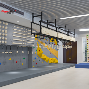 Structure de jeu sensorielle en acier durable avec barres de grimpe, balançoire et équipement d'aventure pour la maison - Product Image 5