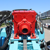 Foreuse de puits d'eau SM300 de 300 m, montée sur remorque à roues, moteur diesel