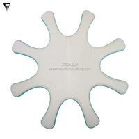 JTRDA Diamètre 3m Parc Aquatique Gonflable Plate-Forme Aérienne Ronde Île Ponton Flottant Sup Yoga Dock Connecter avec 8 SUP Board