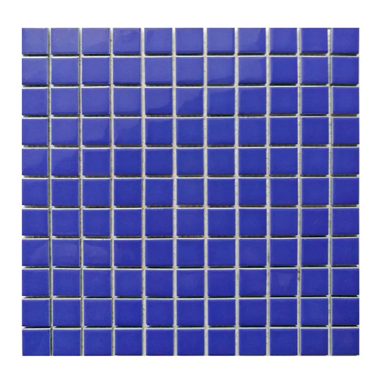 6 мм глазурованная фарфоровая мозаичная керамическая плитка для бассейна