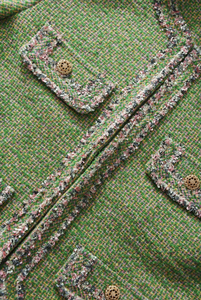 <span class=keywords><strong>Ensemble</strong></span> deux pièces <span class=keywords><strong>en</strong></span> <span class=keywords><strong>tweed</strong></span> élégant et luxueux avec veste structurée et jupe ceinturée, tenue de soirée de luxe pour femmes - Product Image 5